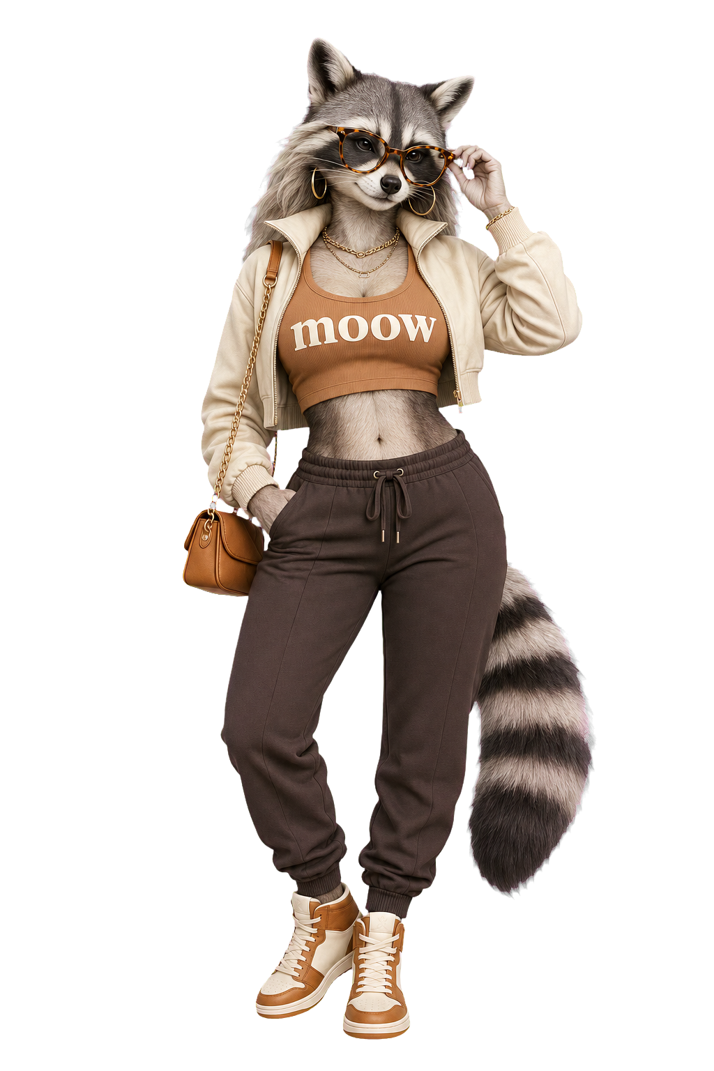 Tessa Focus, Raccoon character