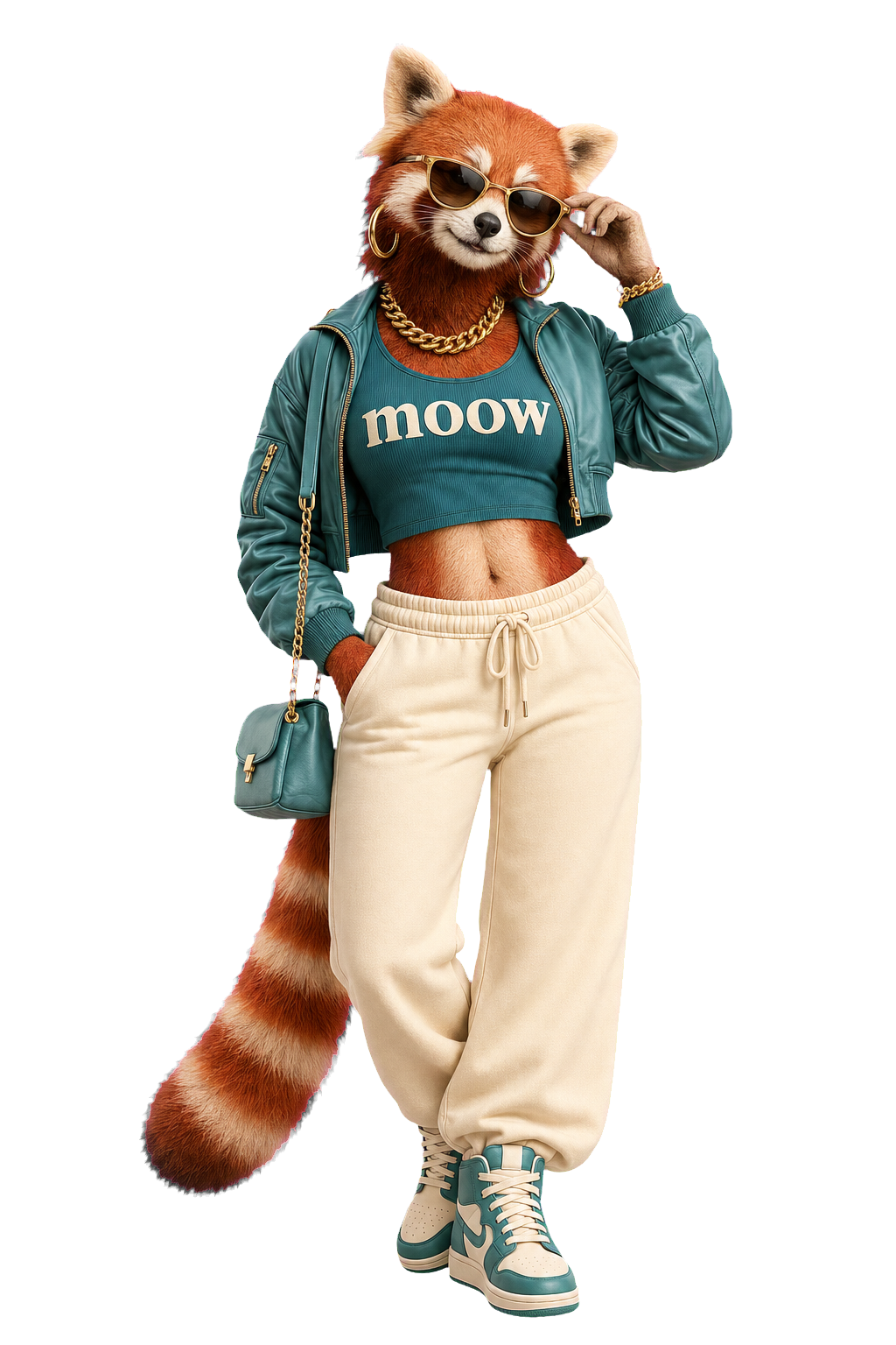 Mika Ember, Red panda character