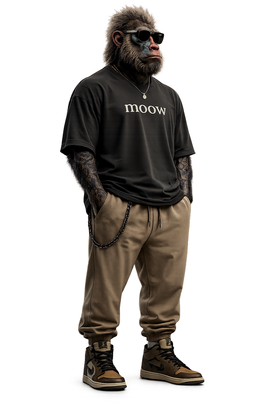 Bruno Grit, Baboon character