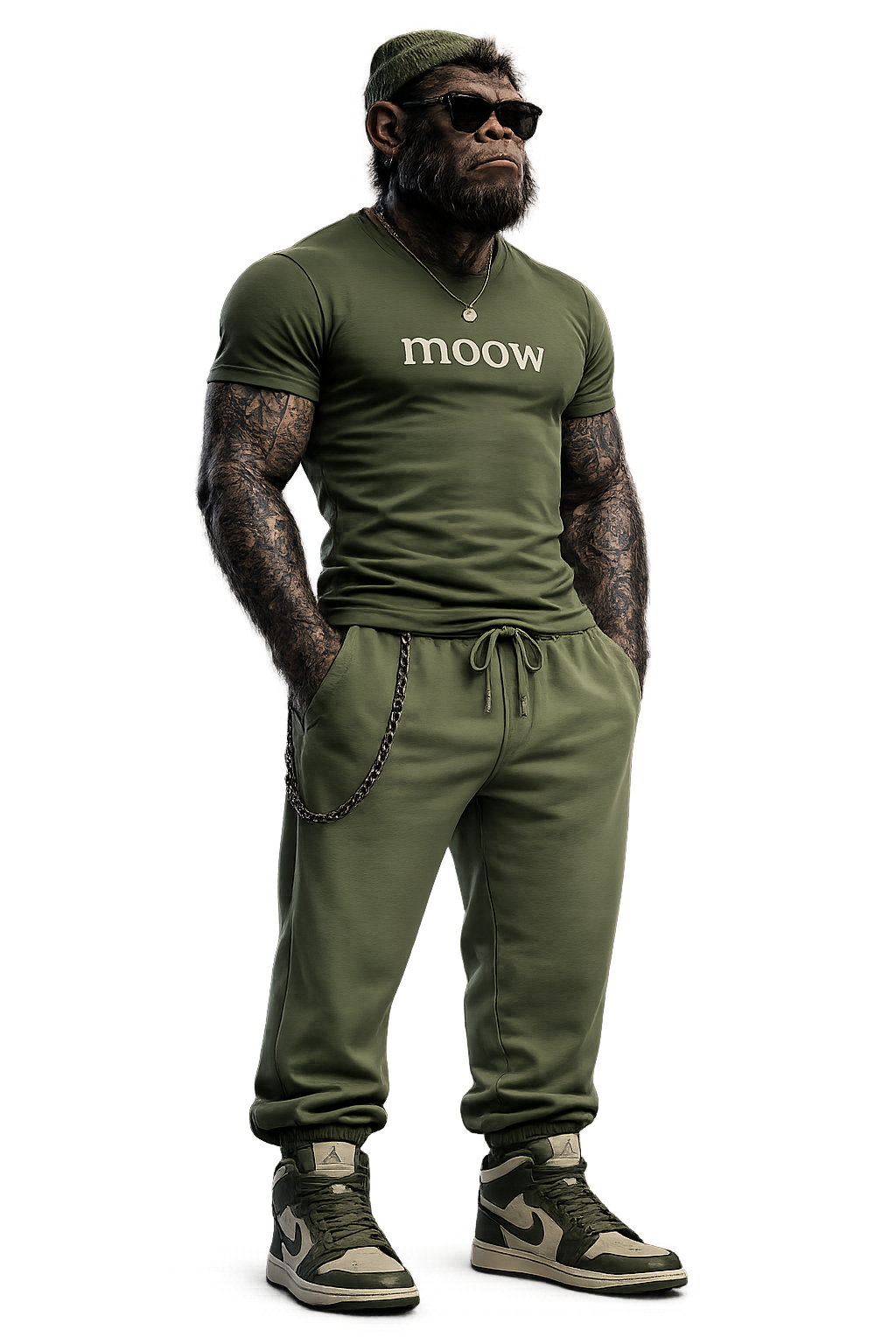Moss Method, Chimpanzee character